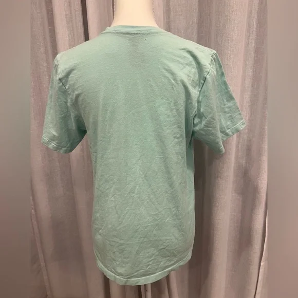 Vans T-Shirt Boys Short Sleeve Mint Green Skateboarding Casual Lightweight - Picture 5 of 9